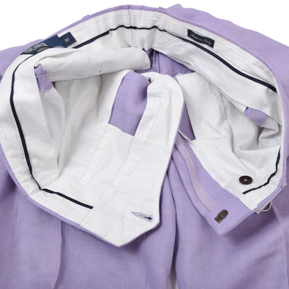 Polo Ralph Lauren Linen Pants Size W30 Made in Italy - Lavender