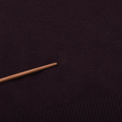 SuitSupply Shawl-Collared Sweater Size S Chest ca. 50.5cm 30% Cashmere - Plum