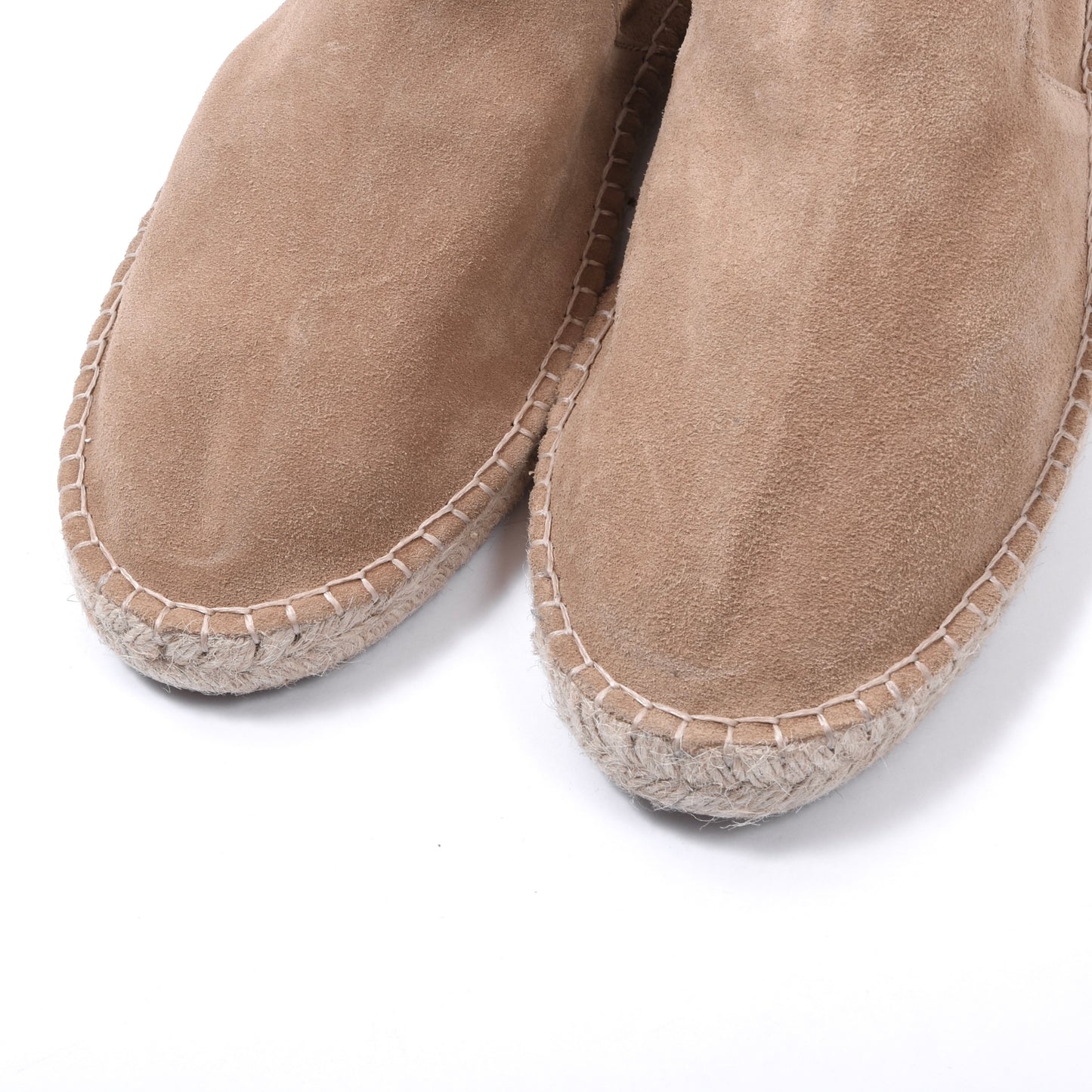 Benson's Shoes Suede Espadrilles Size 44 - Beige