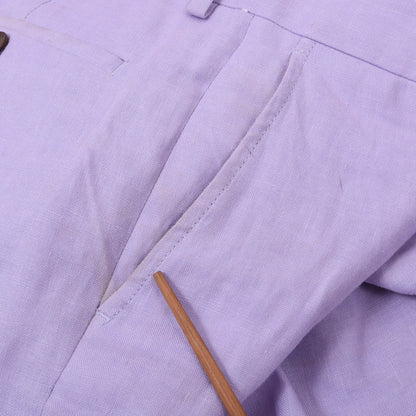 Polo Ralph Lauren Linen Pants Size W30 Made in Italy - Lavender