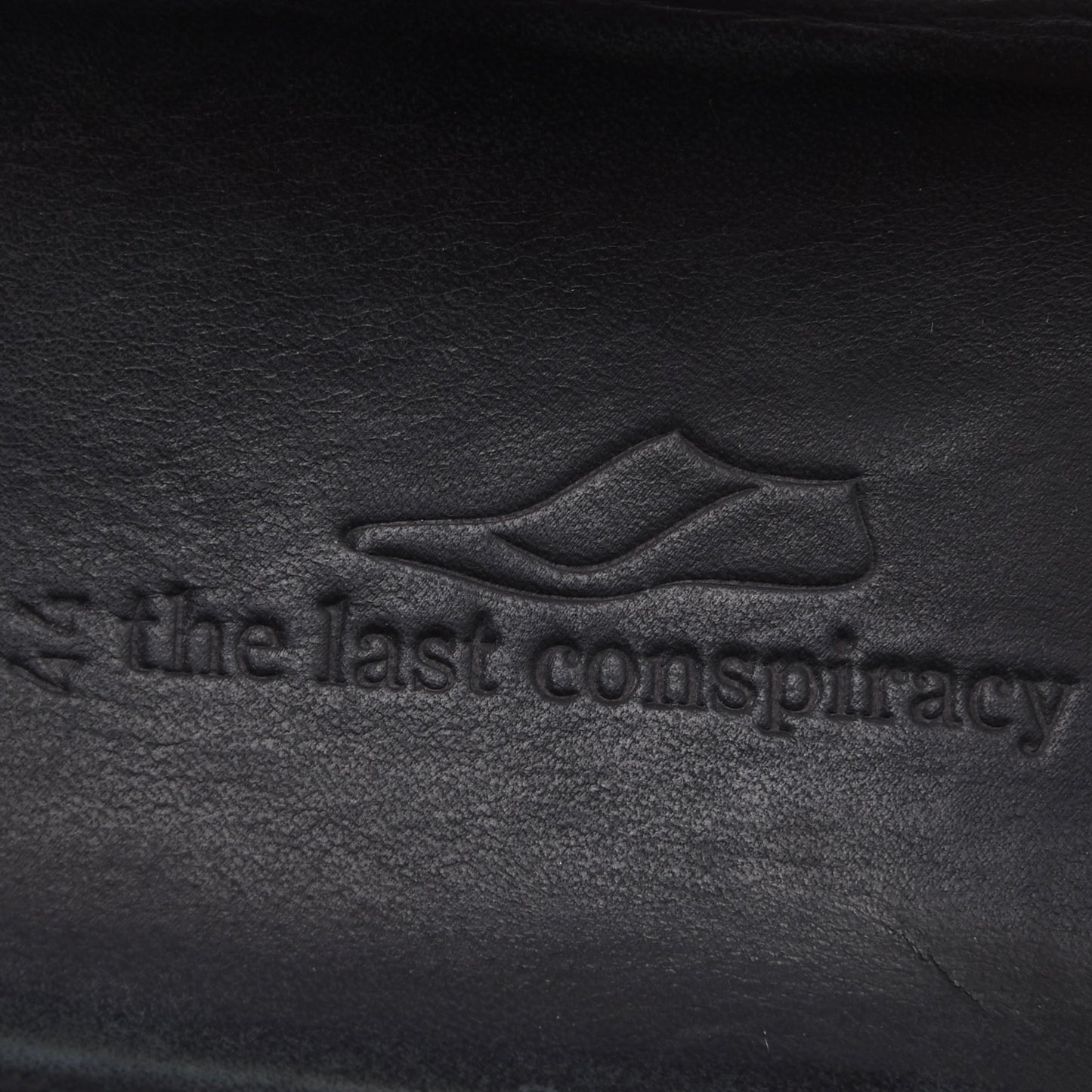 The Last Conspiracy Leder-Sneakers Größe 44 - Schwarz