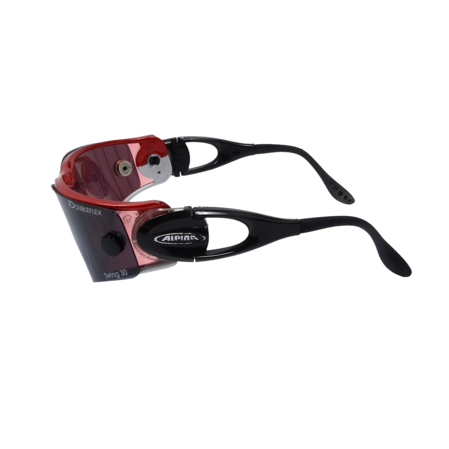 Alpina Swing 30 7592 Cycling Sunglasses - Red & Silver