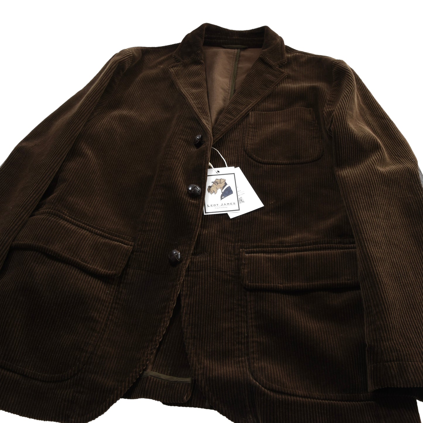 Polo Rlaph Lauren Corduroy Jacket Size 42R ca. 56cm - Brown