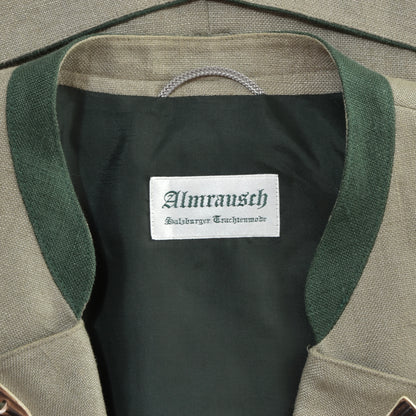 Almrausch 100% Linen Janker/Jacket Size 52 ca. 60cm