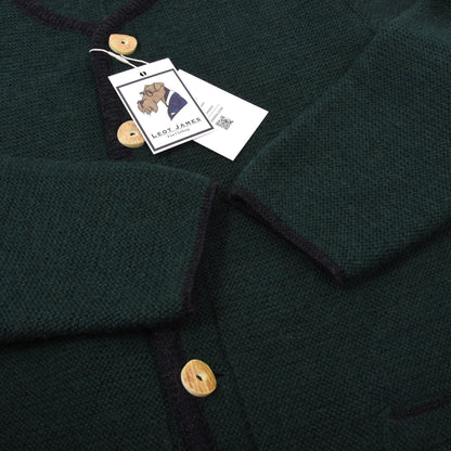 Allwerk 100% Wool Sweater Size 54 Chest ca. 58cm Made in Austria  - Green