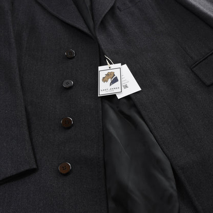 Chester Barrie Handmade Wool Overcoat Size 40"/102cm - Grey