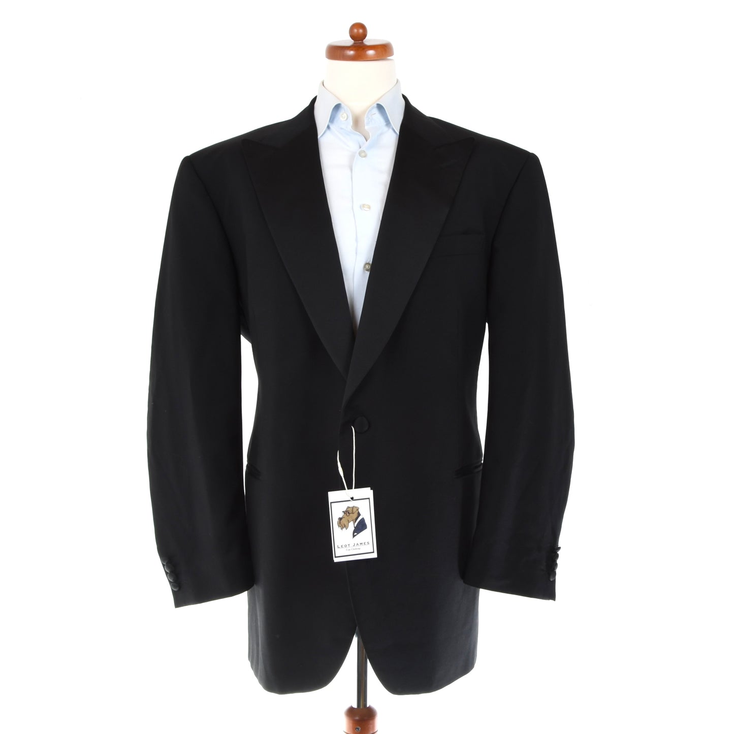 Diniz & Cruz Wool-Mohair Tuxedo Size 60 - Black