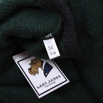 Allwerk 100% Wool Sweater Size 54 Chest ca. 58cm Made in Austria  - Green