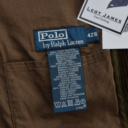 Polo Rlaph Lauren Corduroy Jacket Size 42R ca. 56cm - Brown