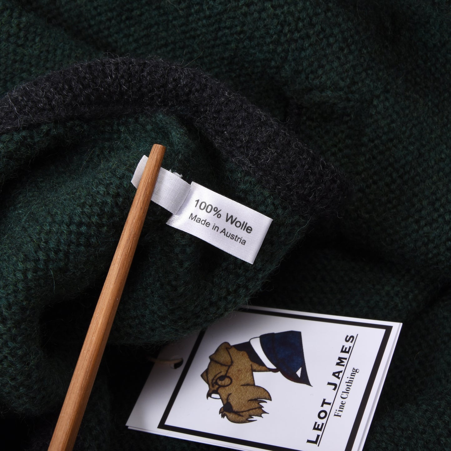 Allwerk 100% Wool Sweater Size 54 Chest ca. 58cm Made in Austria  - Green