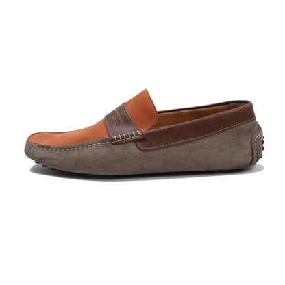Sutor Mantellassi Driving Loafers Size 41 - Orange/Tan/Brown