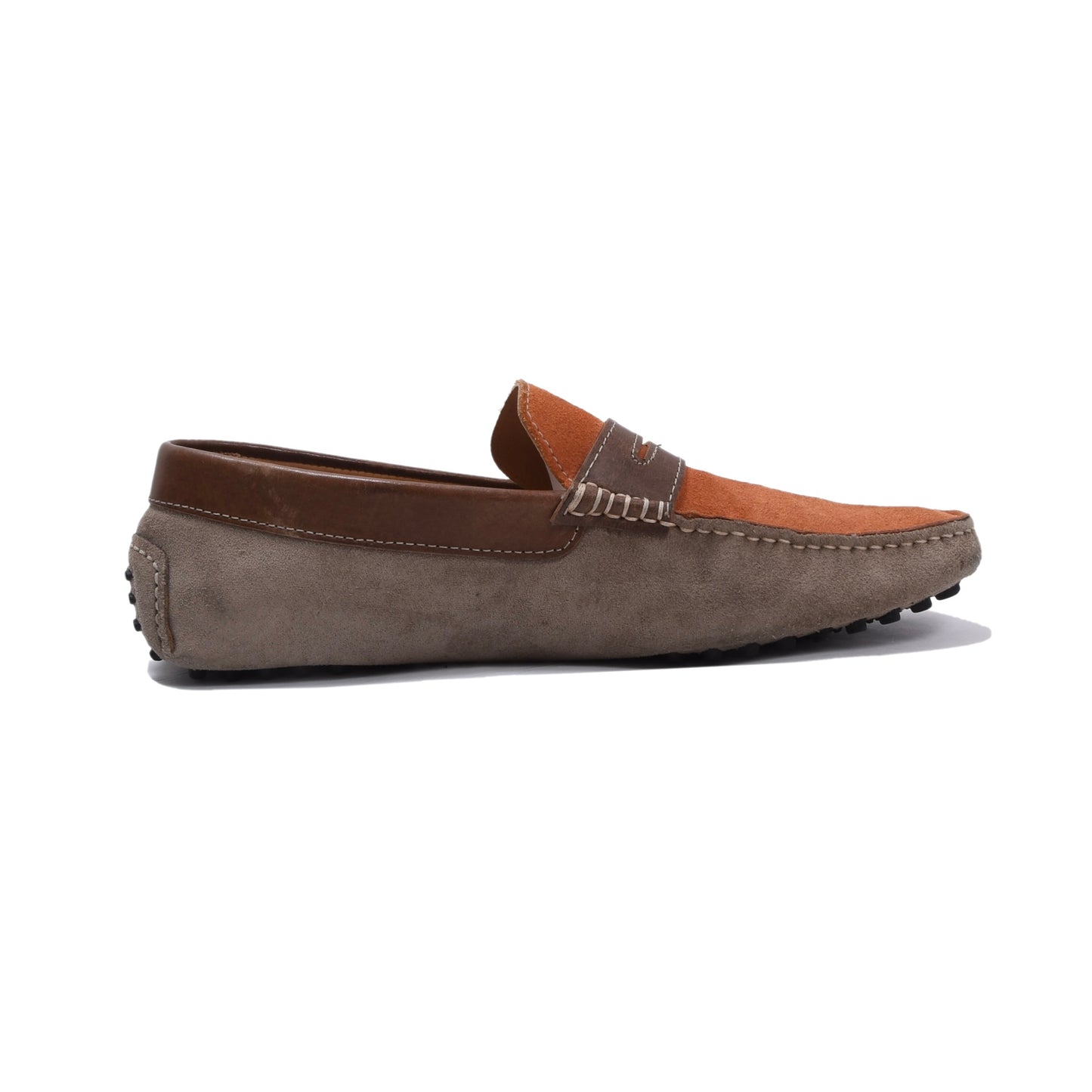 Sutor Mantellassi Driving Loafers Size 41 - Orange/Tan/Brown