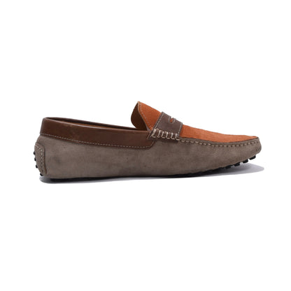 Sutor Mantellassi Driving Loafers Size 41 - Orange/Tan/Brown