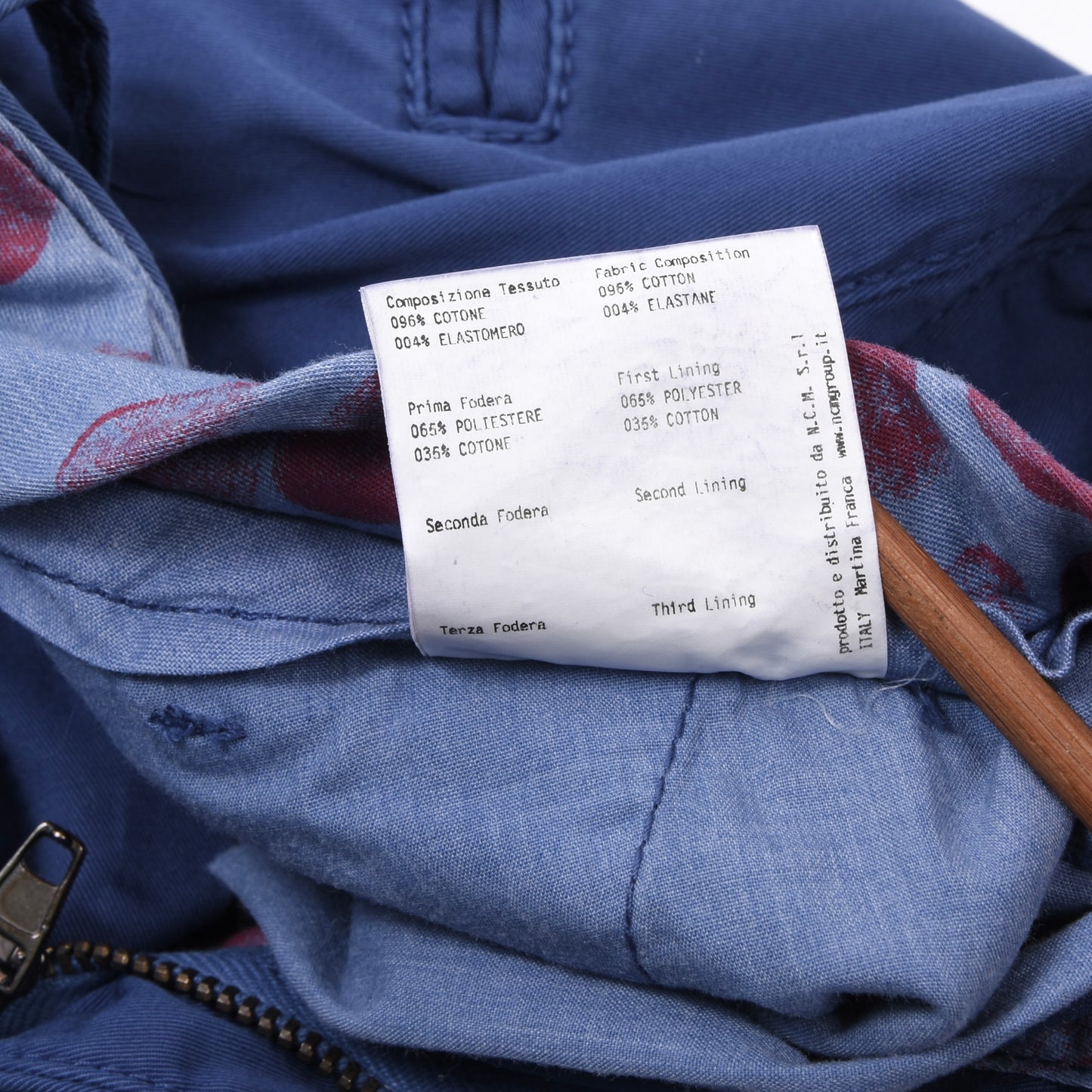 Asfalto Hose/Chinos Größe 46 ca. 41 cm - Blau