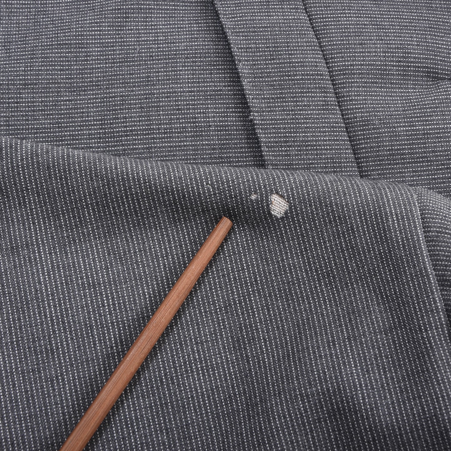 Boggi Milano x Isaia Wool Suit Size 50 Chest ca. 52.5cm - Grey Stripes