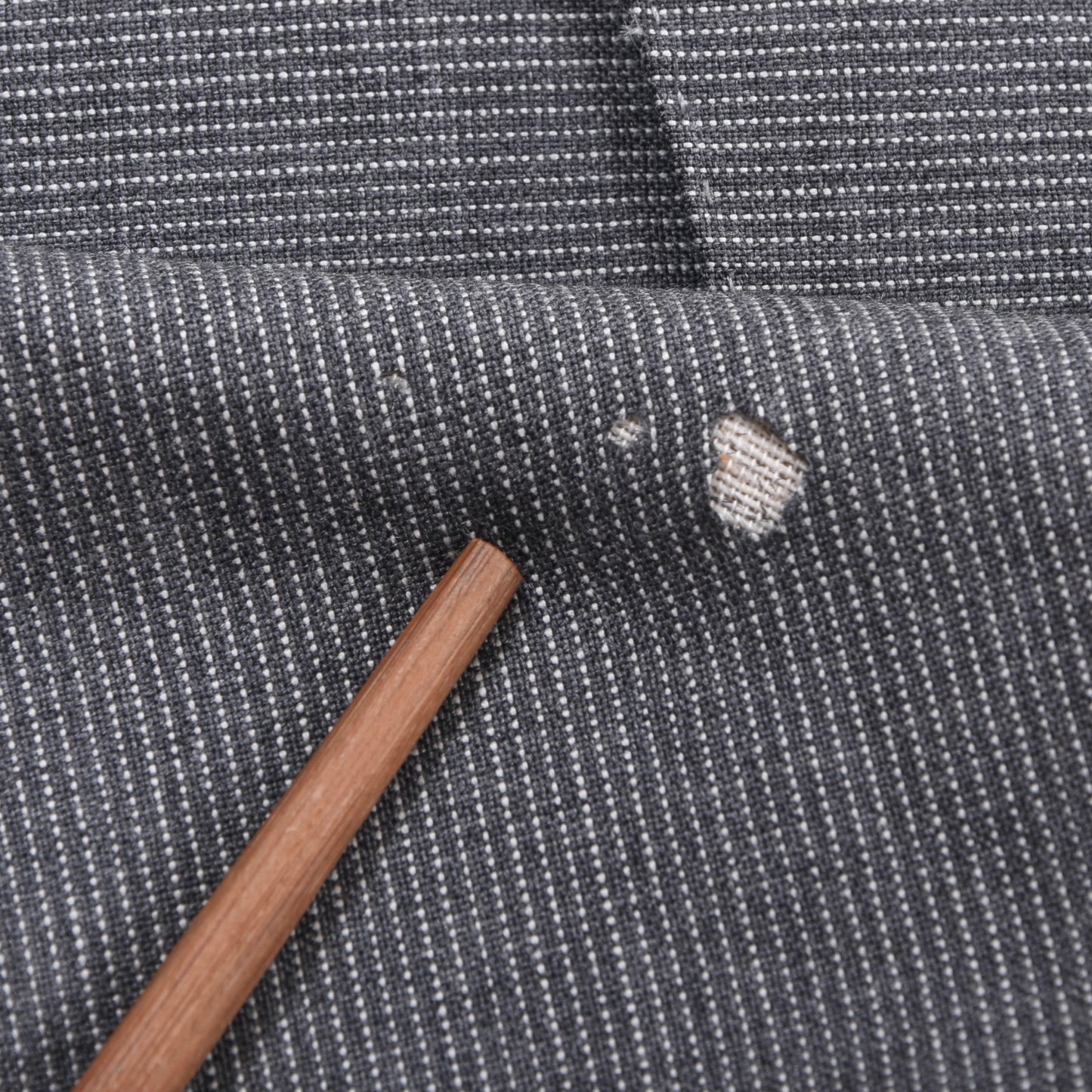 Boggi Milano x Isaia Wool Suit Size 50 Chest ca. 52.5cm - Grey Stripes