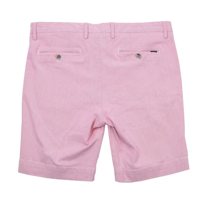 Hackett London Seersucker Shorts Size W36 Kensington Slim - Red/White