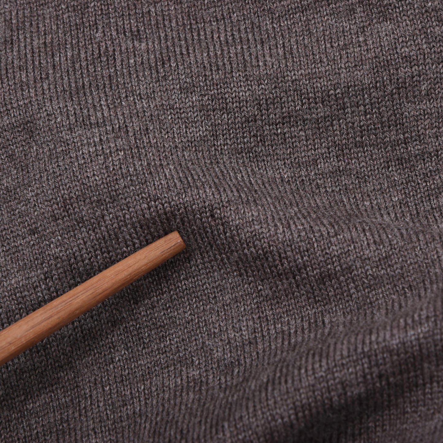 Paul & Shark 100% Wool Cardigan Sweater Feat. Leather Details Size L Chest ca. 55cm - Brown