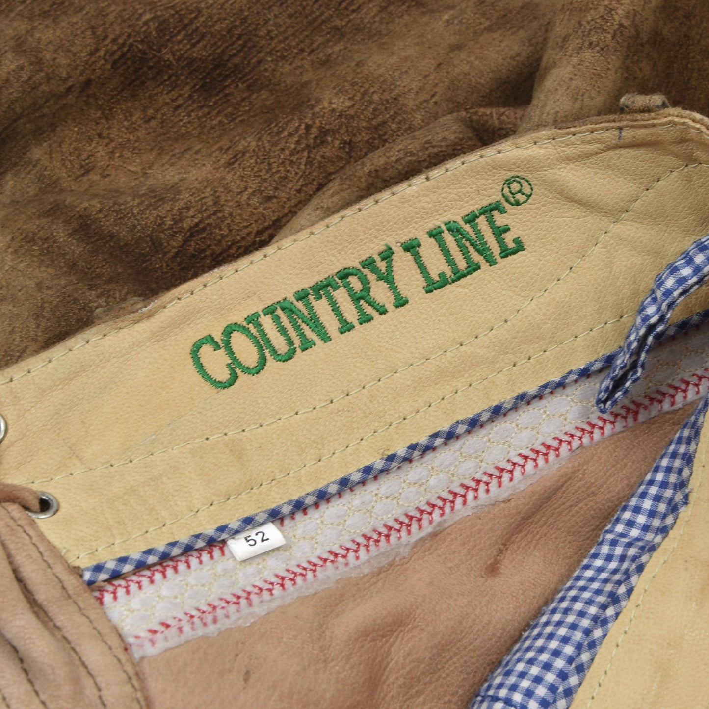 Country Line Goat Suede Lederhose Size 52 - Austrian Edition