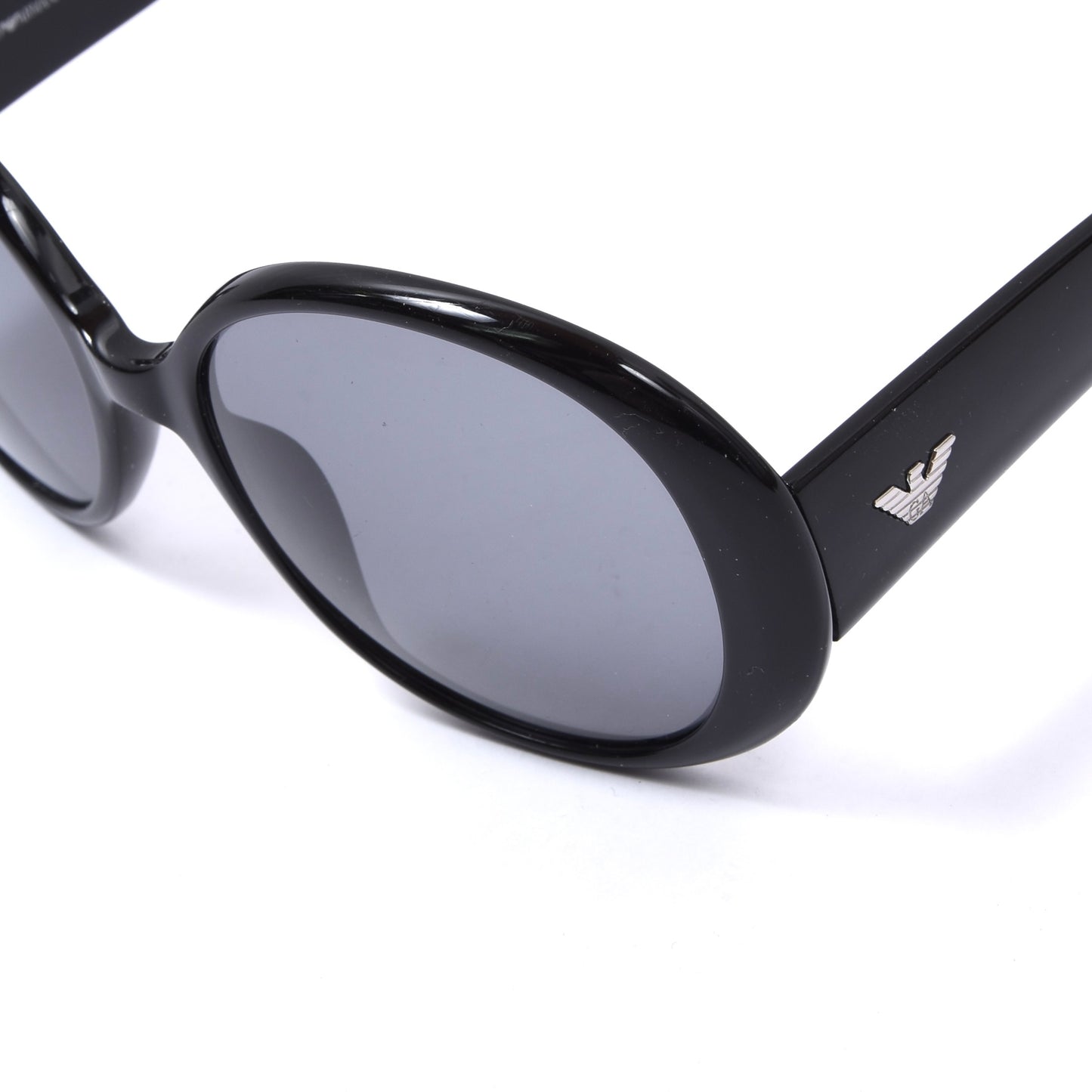 Emporio Armani EA9607 Round Sunglasses - Black