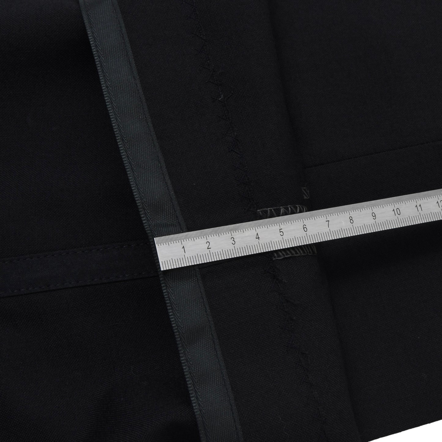 Topas Design 100% Wool Shawl Collared Tuxedo Size 106 - Black