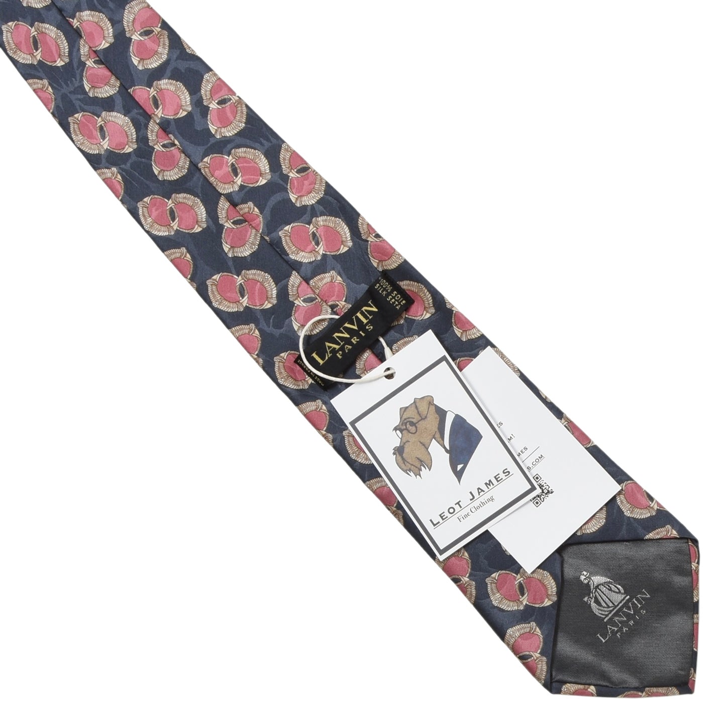 Lanvin Paris Silk ca. 144cm/9.5cm