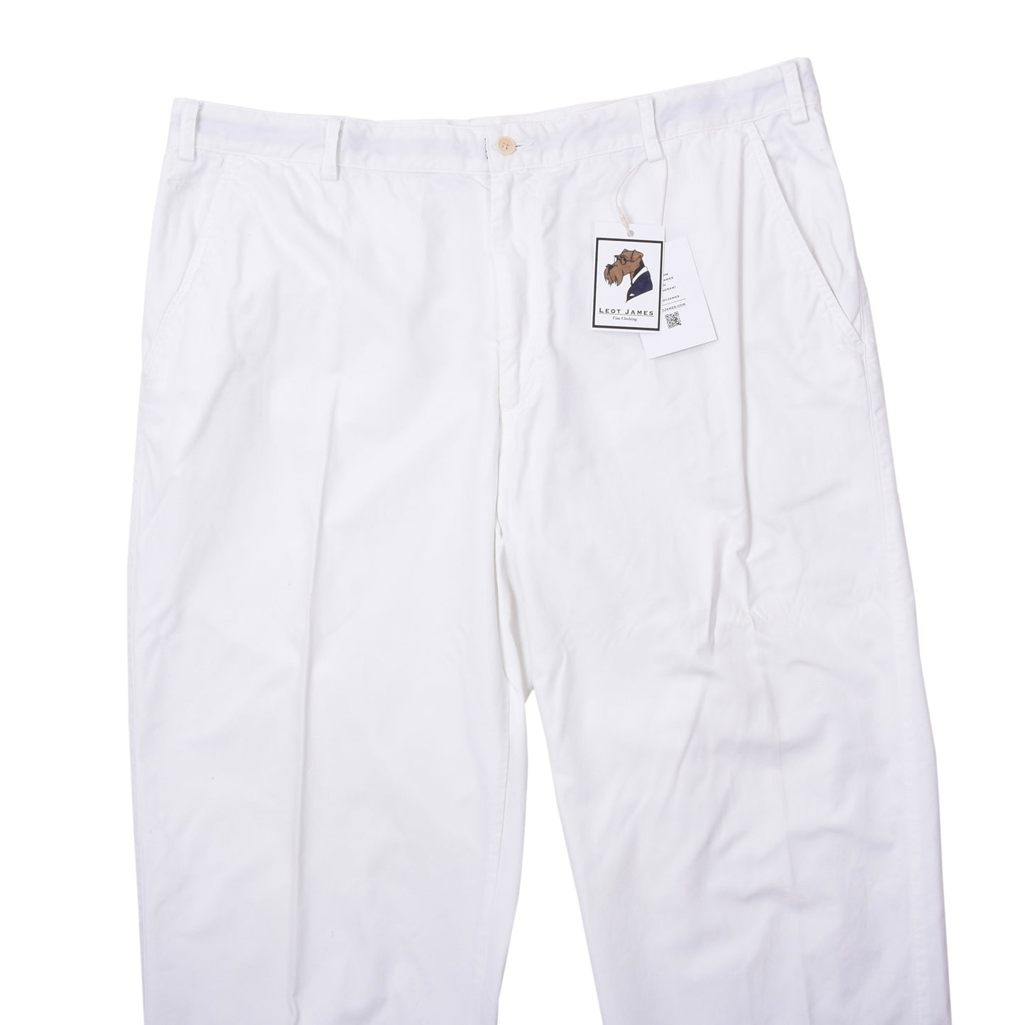 Paul & Shark Yachting Cotton Pants Size 60 ca. 51cm - White