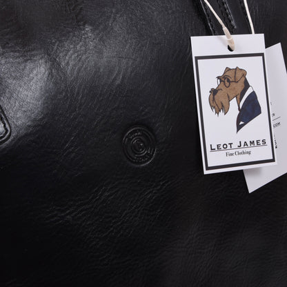 Giudi Ledertasche - Schwarz