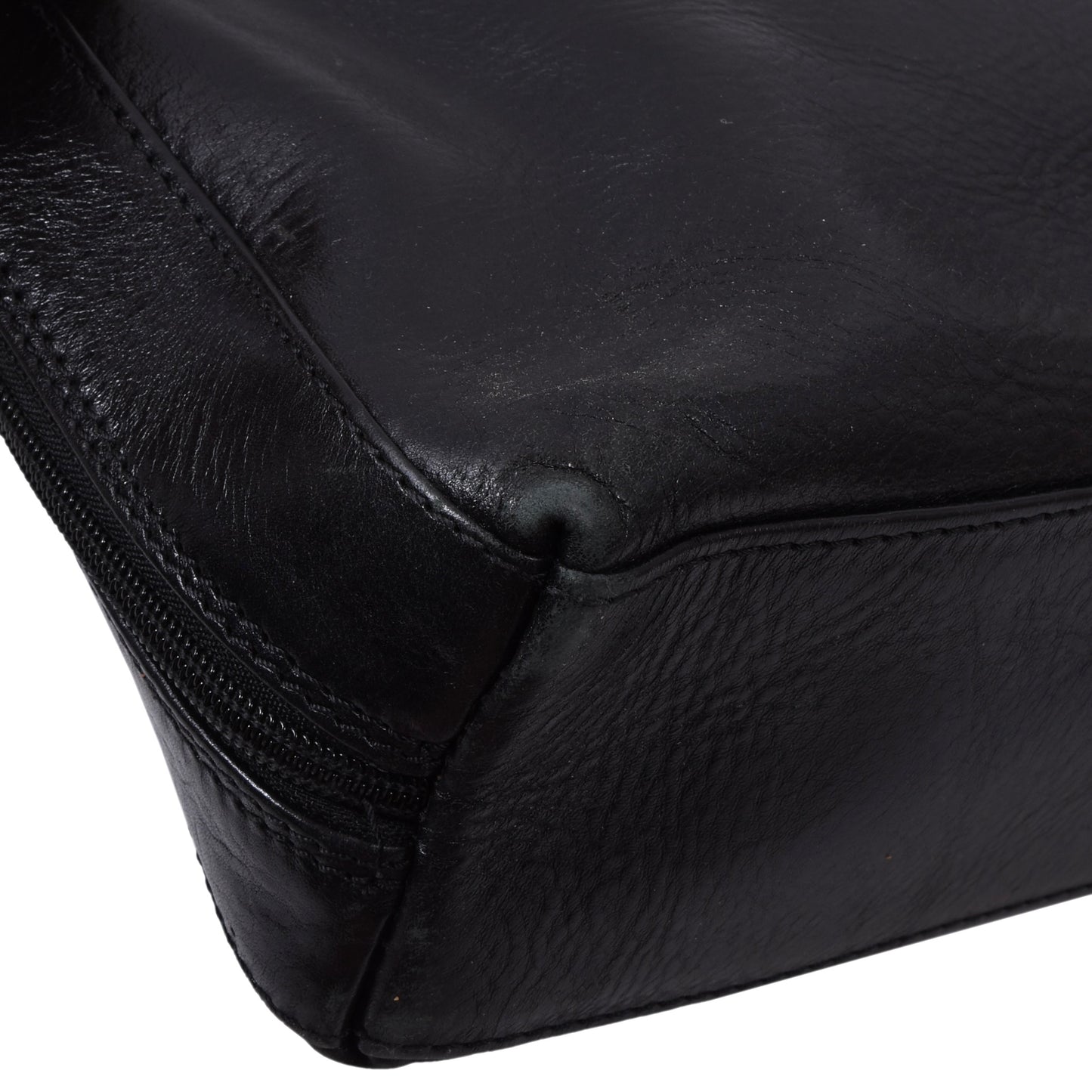 Giudi Ledertasche - Schwarz