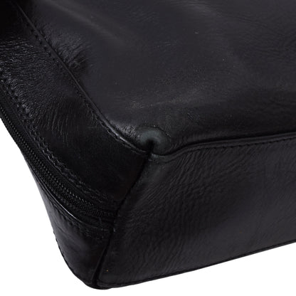 Giudi Ledertasche - Schwarz