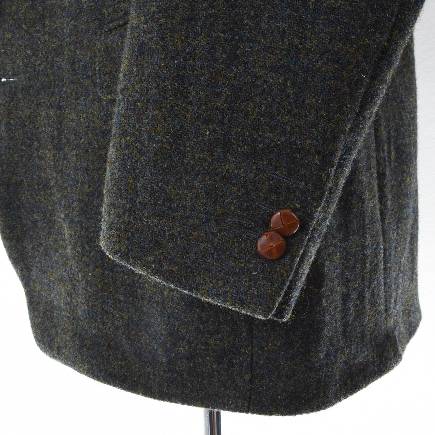 Kastell Harris Tweed Jacket Size 26 ca. 58cm - Green