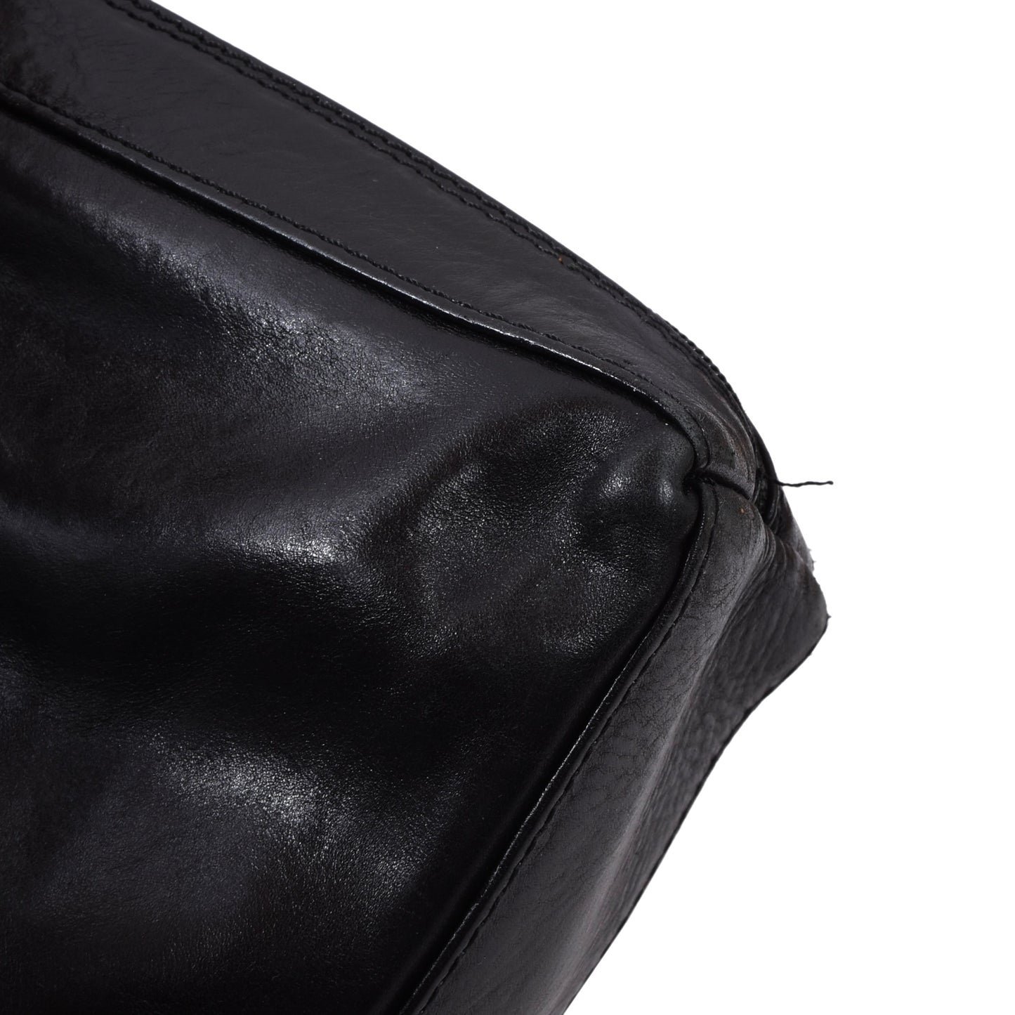 Giudi Ledertasche - Schwarz