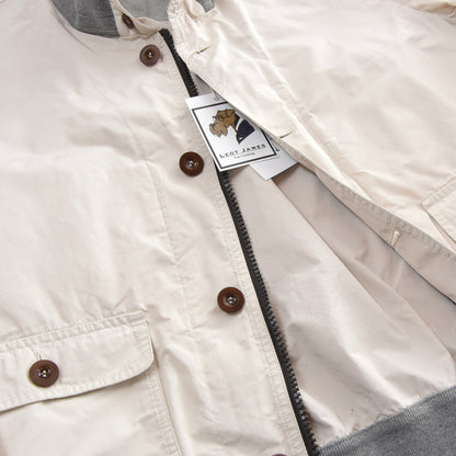 Seventy Venezia Nylon Blouson/Jacket Size L Chest ca. 55cm - White