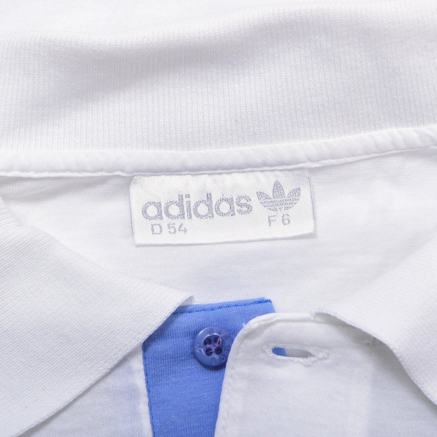 Vintage Adidas Ivan Lendl Tennis-Poloshirt, Größe D54 (ca. 52 cm), Weiß
