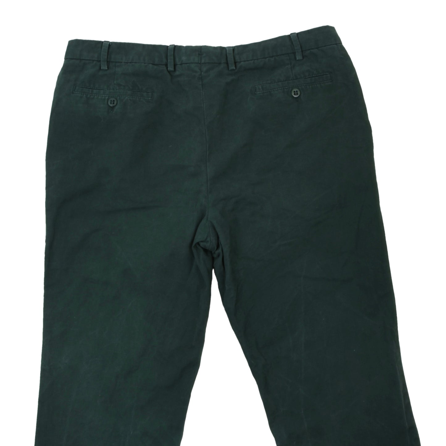 Raffaele Caruso Cotton Pants Size 56 - Bottle Green
