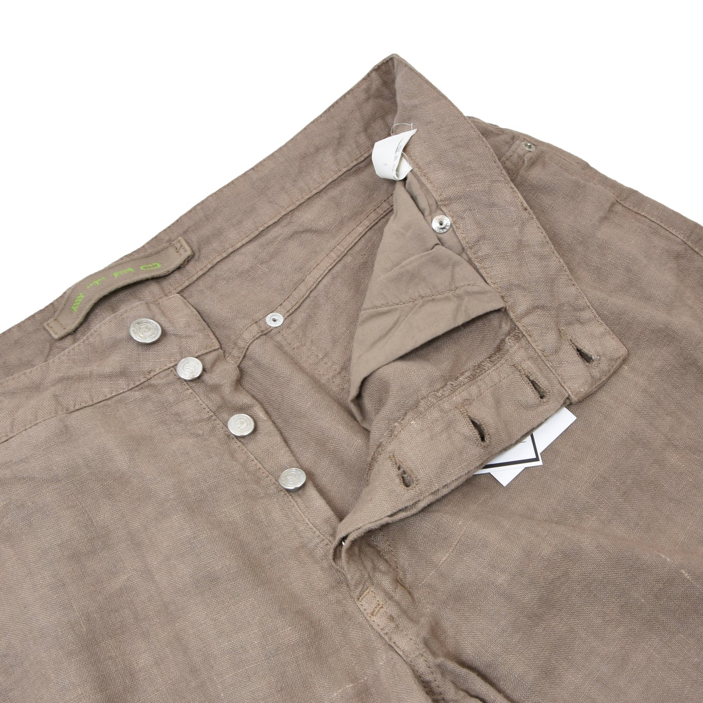 Etro Milano 100% Linen 5 Pocket Pants Size 38 - Taupe