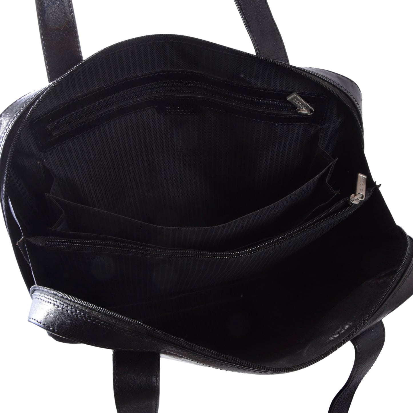 Giudi Ledertasche - Schwarz