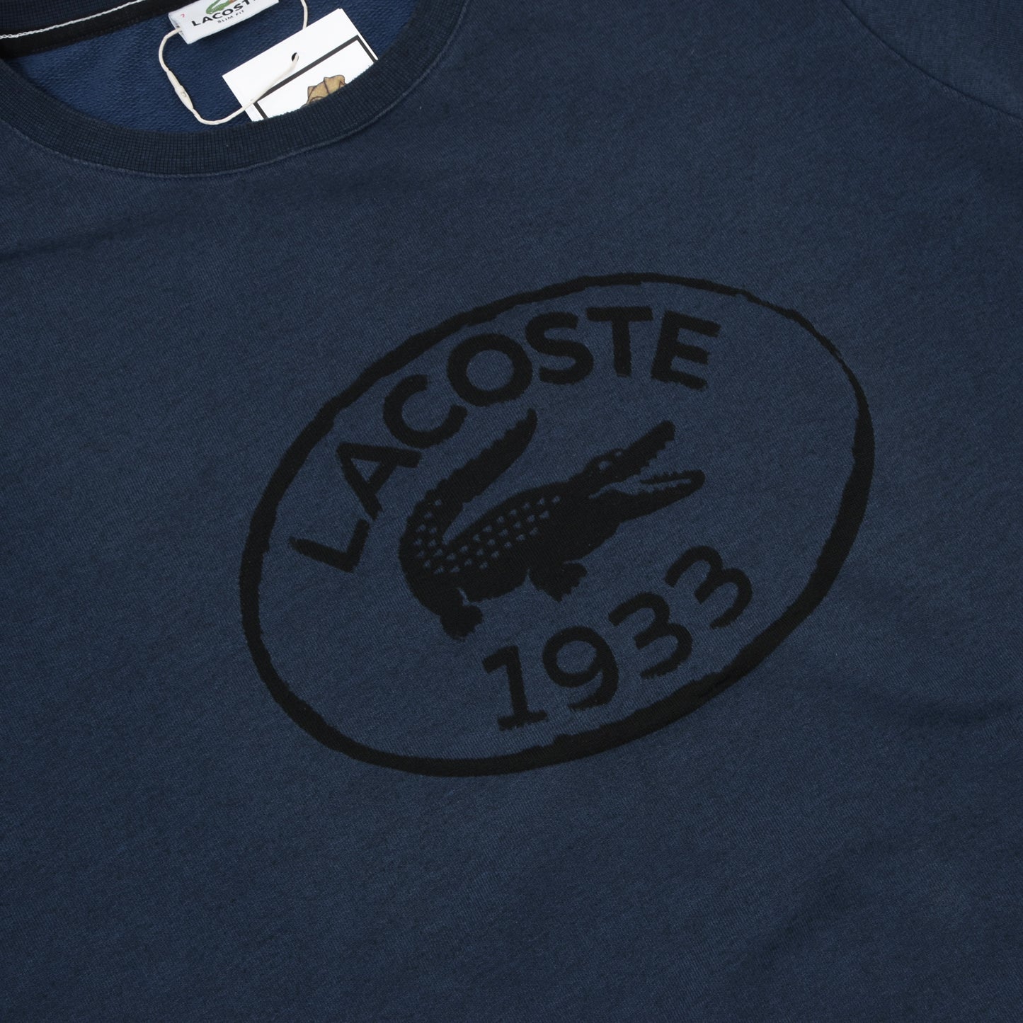 Lacoste Sweatshirt Size 7 Slim Fit ca. 61.5cm - Blue