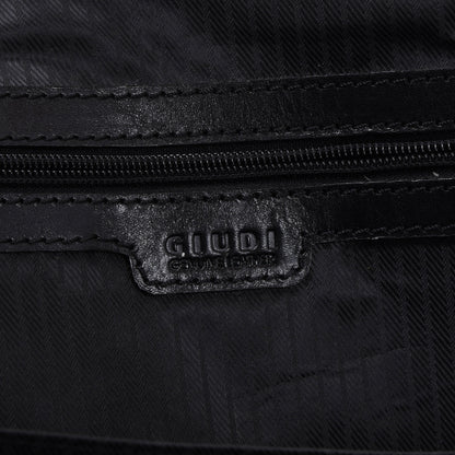 Giudi Ledertasche - Schwarz
