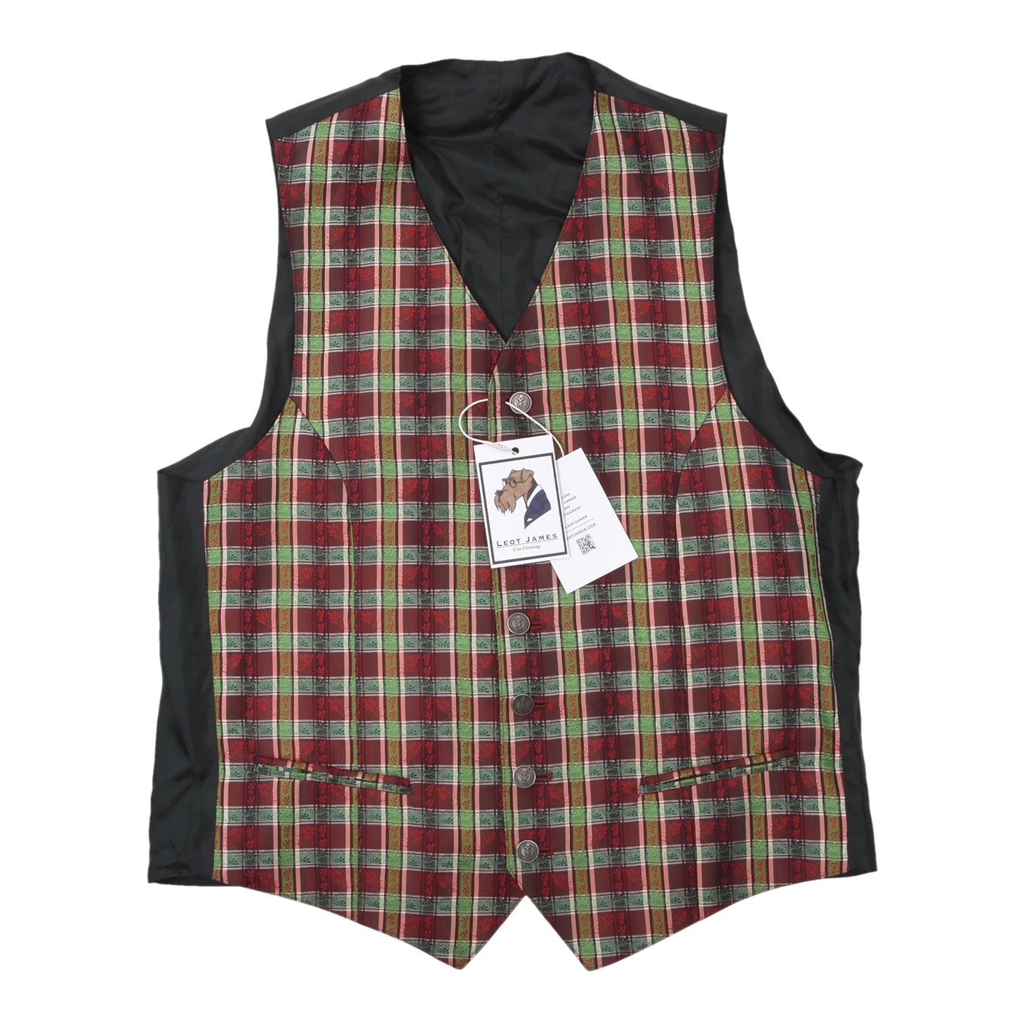 Allwerk Silk Blend Vest/Trachtengilet Size 46 ca. 51.5cm
