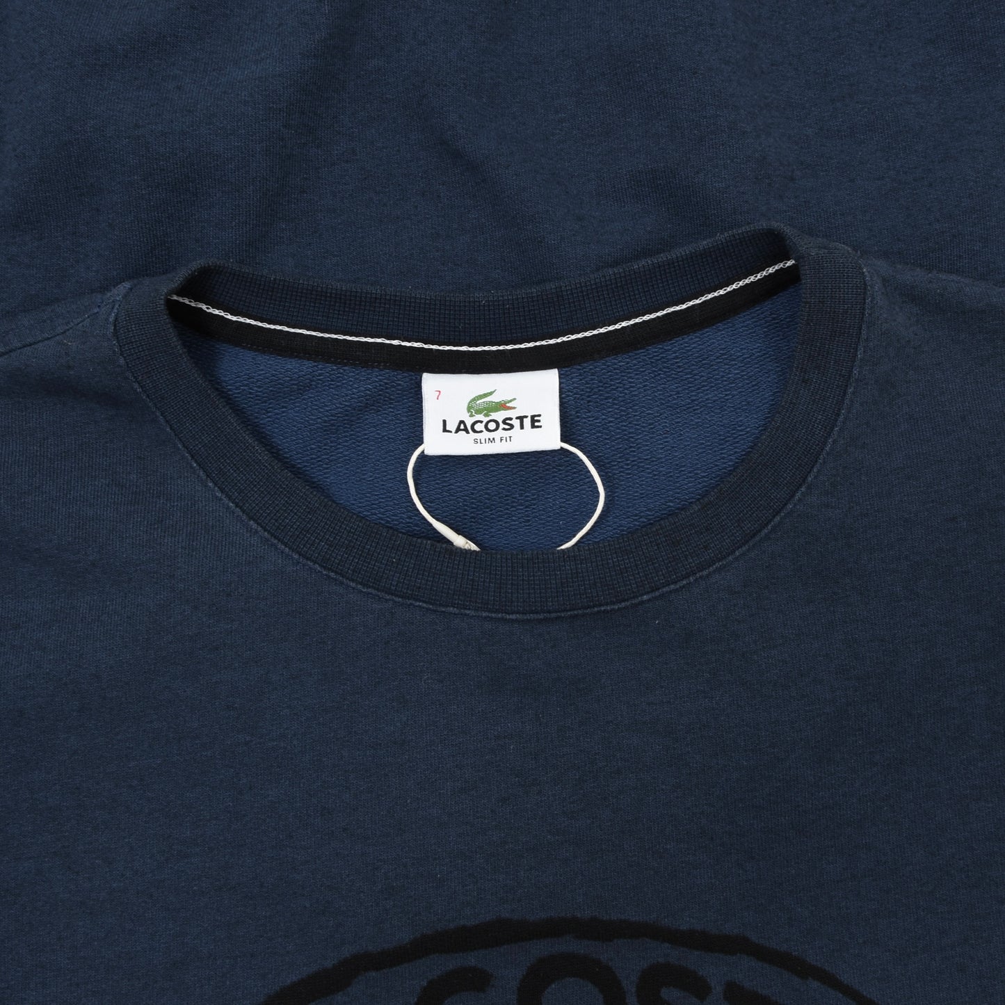 Lacoste Sweatshirt Size 7 Slim Fit ca. 61.5cm - Blue