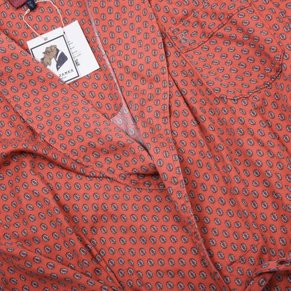 Vintage Robson Morgenmantel aus 100 % Baumwolle, Größe 54/XL