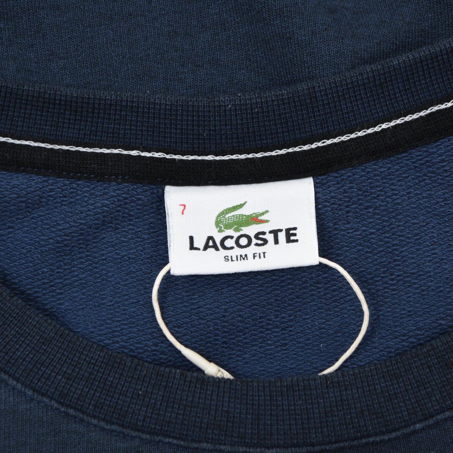 Lacoste Sweatshirt Size 7 Slim Fit ca. 61.5cm - Blue