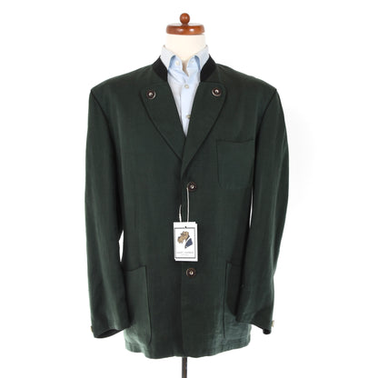 Tofana x Lodenfrey Linen Janker/Jacket ca. 60.5cm - Green