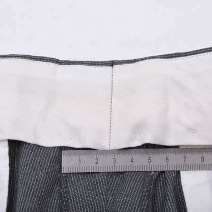 Boggi Milano x Isaia Wool Suit Size 50 Chest ca. 52.5cm - Grey Stripes