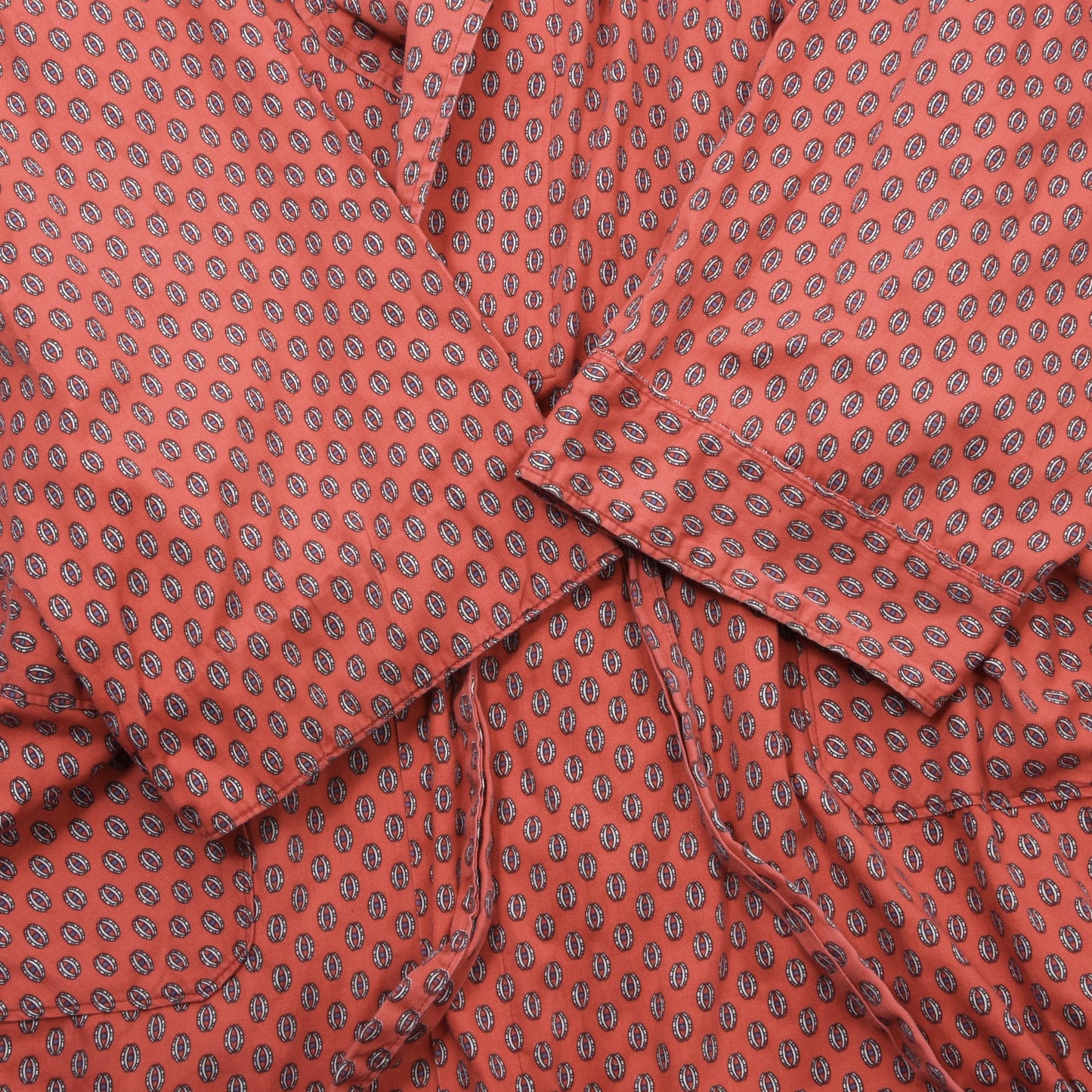 Vintage Robson Morgenmantel aus 100 % Baumwolle, Größe 54/XL