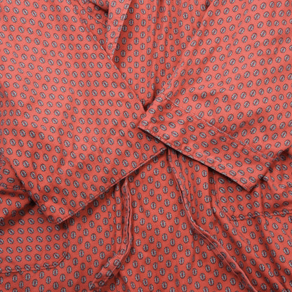 Vintage Robson Morgenmantel aus 100 % Baumwolle, Größe 54/XL