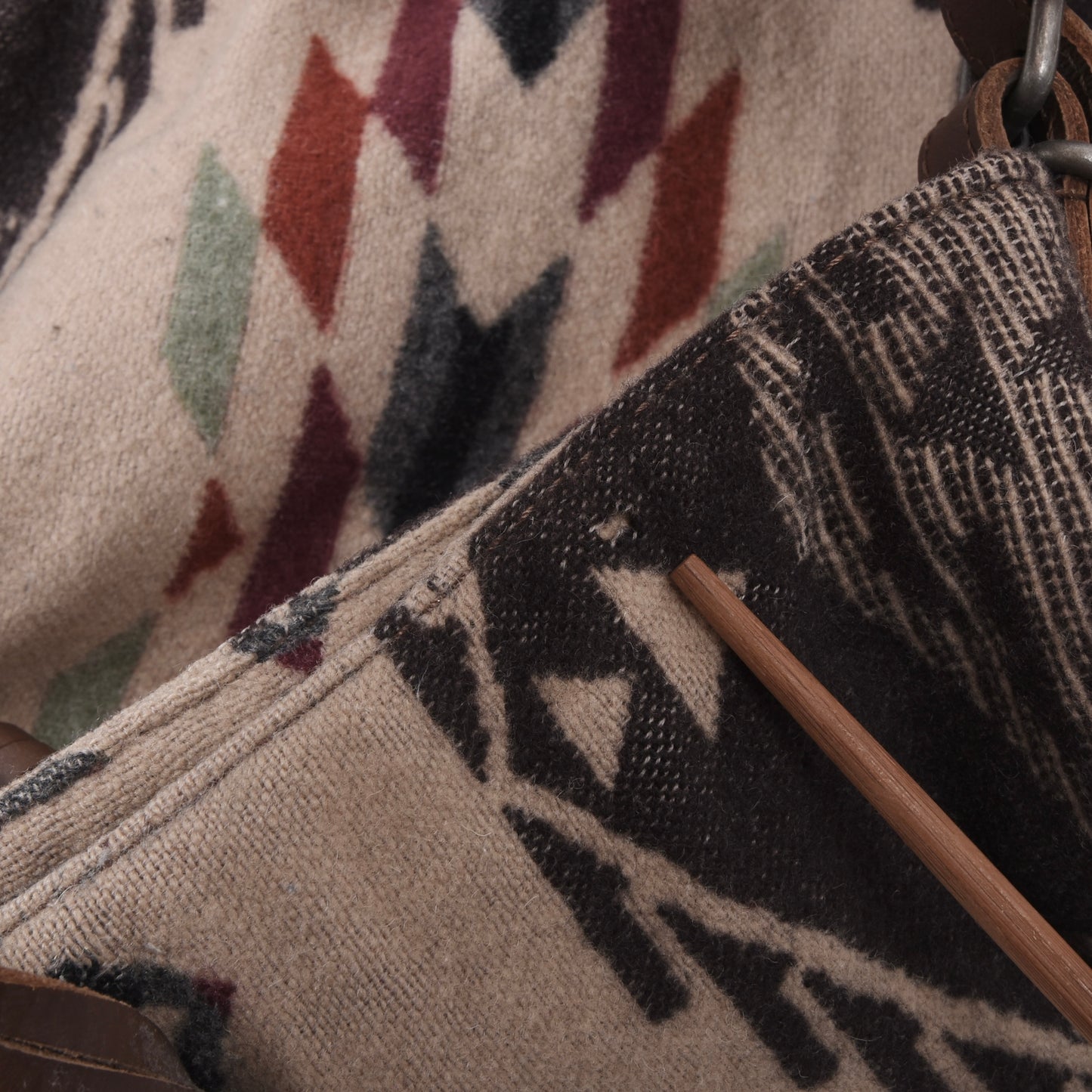 Denim & Supply Ralph Lauren Woll-Umhängetasche – Aztekenmuster