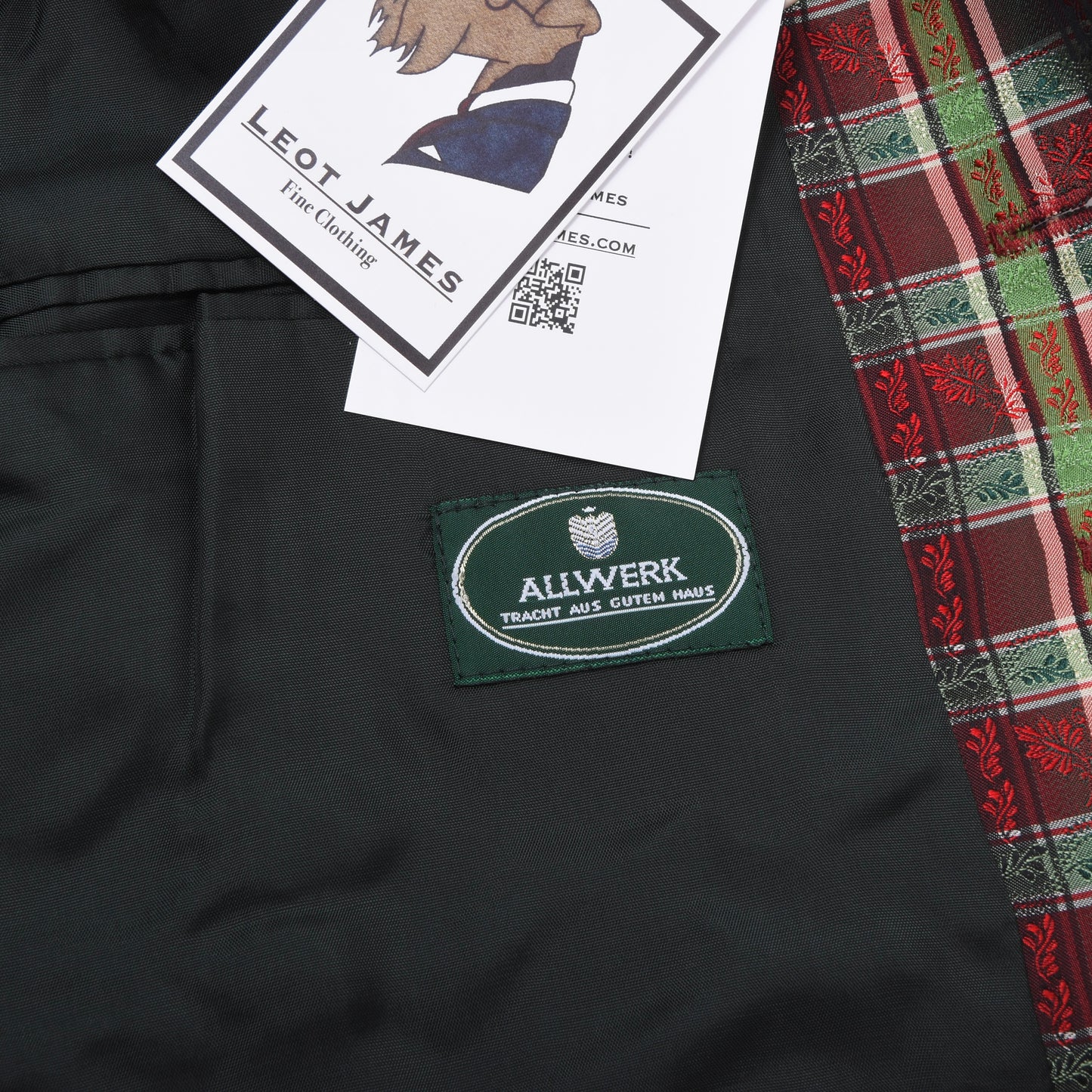 Allwerk Silk Blend Vest/Trachtengilet Size 46 ca. 51.5cm