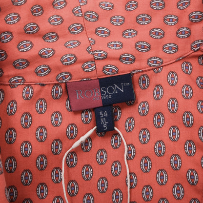 Vintage Robson Morgenmantel aus 100 % Baumwolle, Größe 54/XL